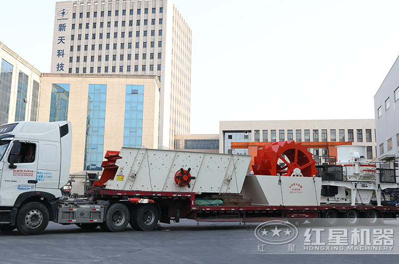 全套机制砂生产线设备发往江苏 全套机制砂生产线设备发往江苏